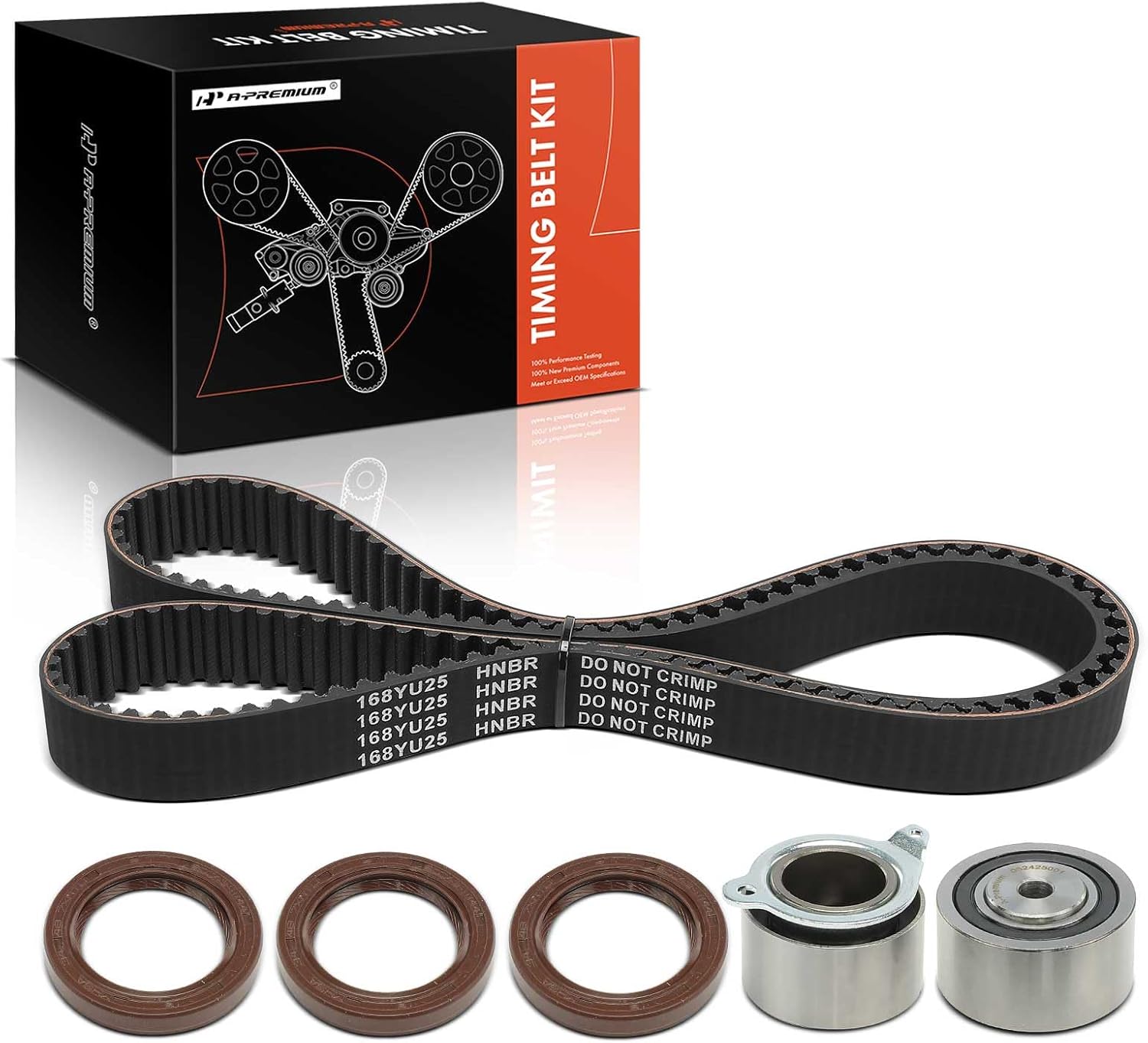 A-Premium Engine Timing Belt Kit Compatible with Kia Cars - Sportage 1995-2002 - DOHC 2.0L