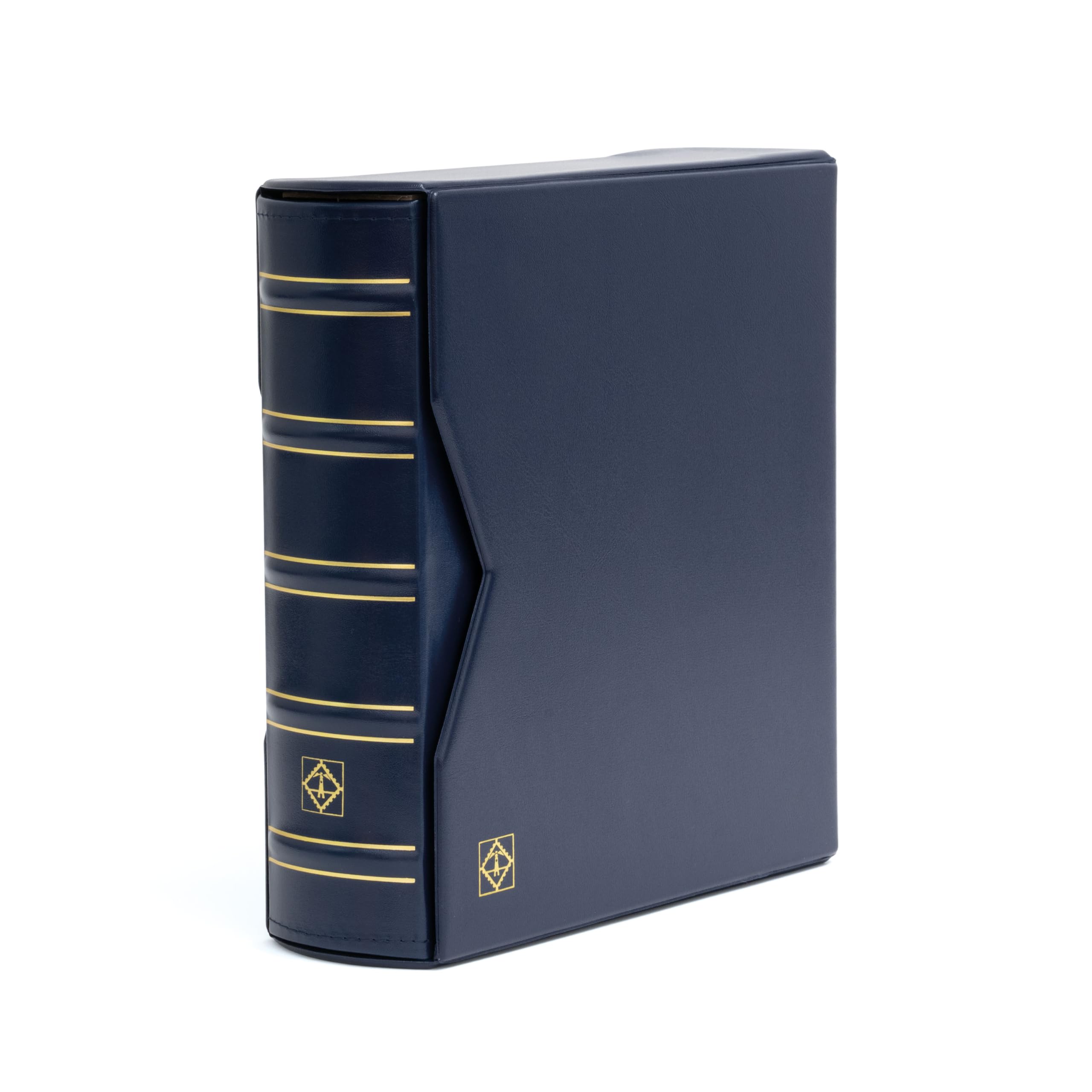 Leuchtturm 333112 Collector's album for 200 first-day covers (FDCs) or letters in C6, incl. protective case - blue