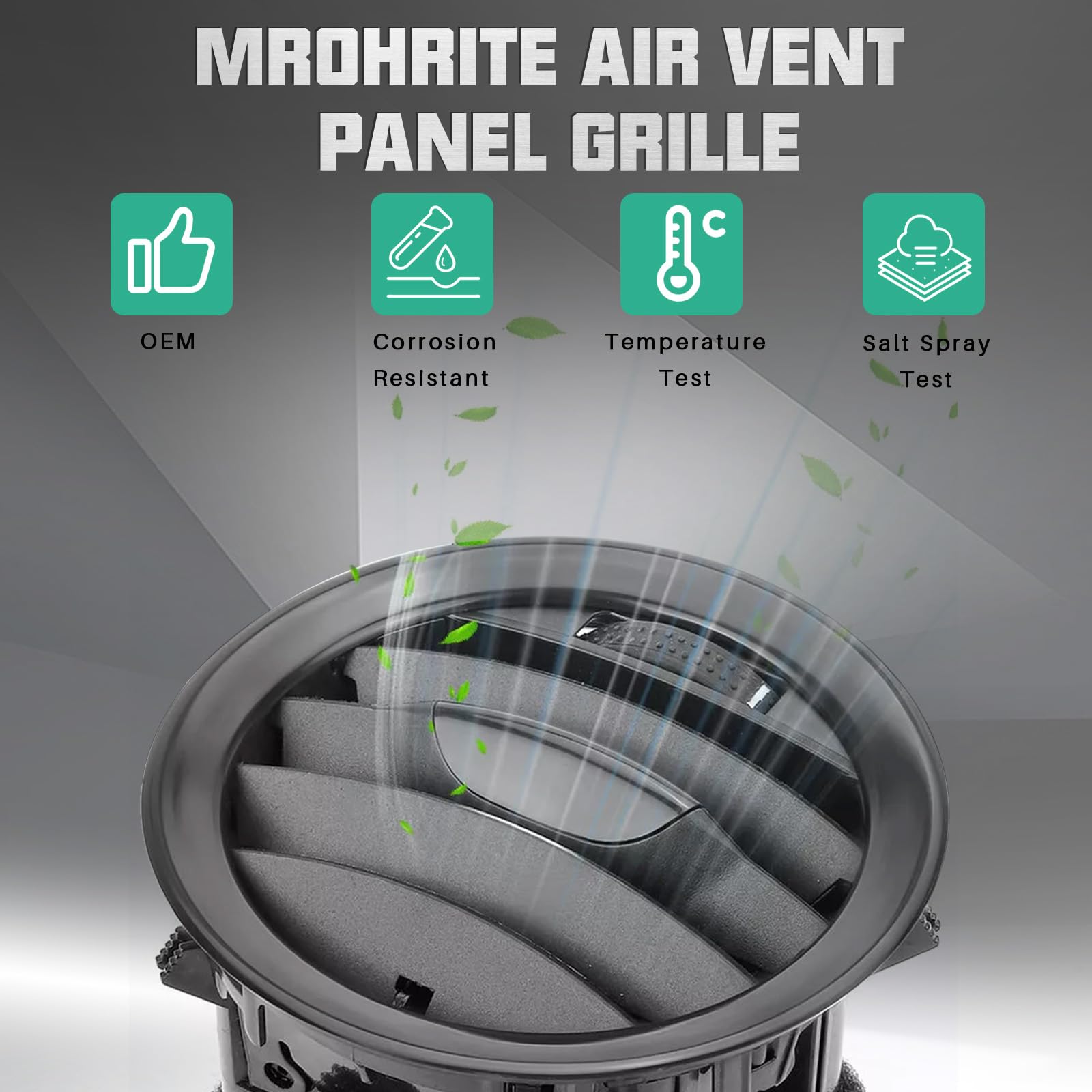 13417363 2201099 13363314 1 pezzo griglia di ventilazione copertura rotonda bocchetta aria condizionata ugello aria ugello di ventilazione per 0-p.e1 Corsa D Mk3 2006-2014 Adam M13 2012-