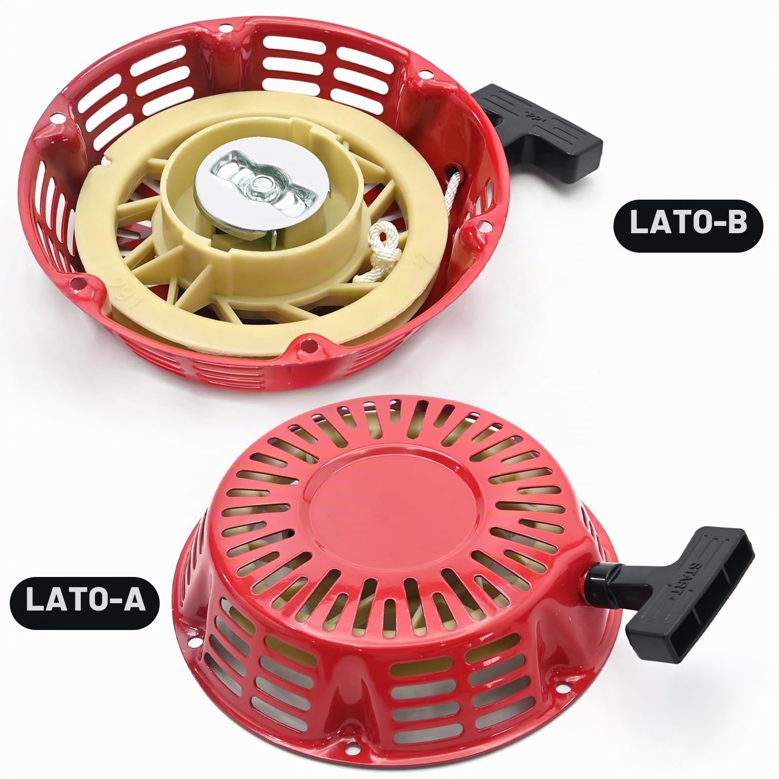 28400-ZE2-W01ZA Avviamento a strappo con cordino, ricambio per motore Honda GX240 GX270 8HP 9HP, sostituisce 28400-ZE2-W01ZN