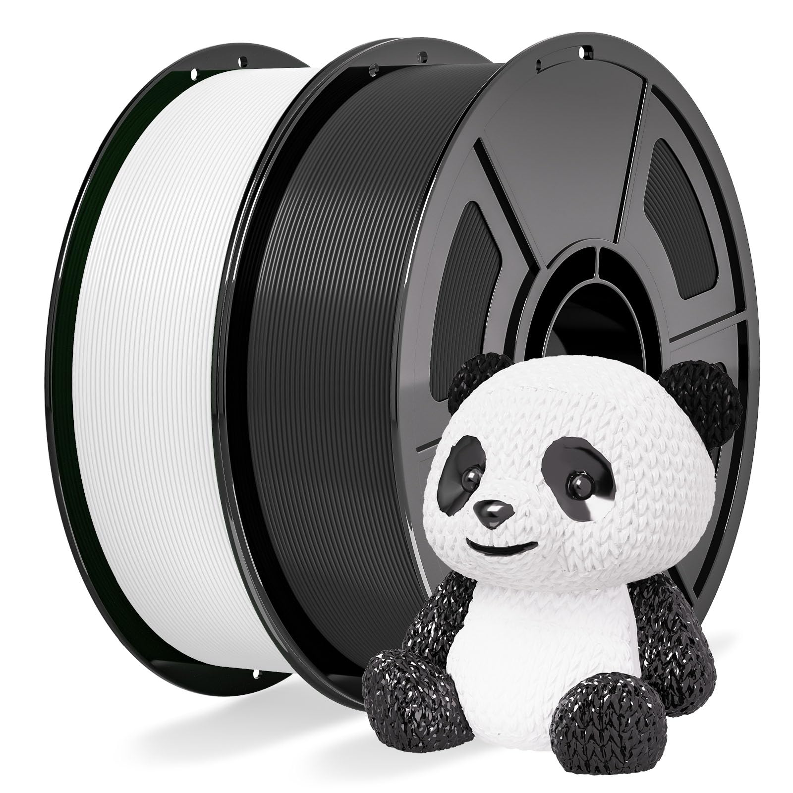 3D Printer Filament PLA Black White 2kg 30-300mm/s for Bambu Lab AMS,AMSLite