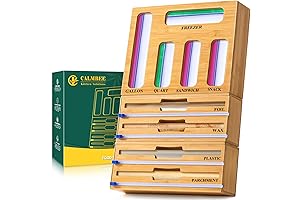 Calmbee Storage Bag Organizer and Wrap Dispenser