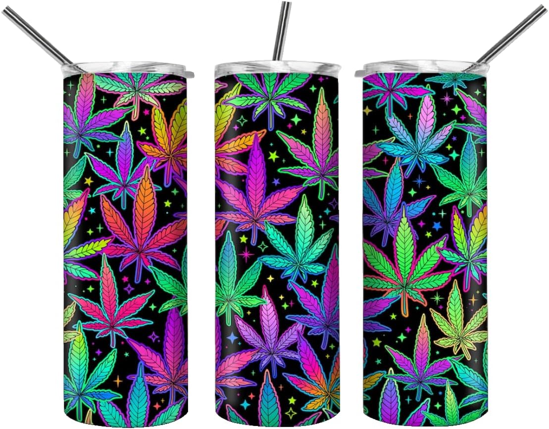 Weed Gift for Women,Her,Mom, 20oz Weed Tumbler with Lid