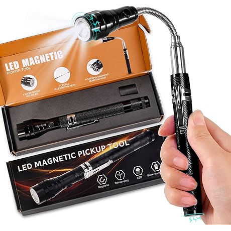 Magnetic Flashlight - The Perfect Stocking Stuffer for Men
