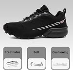 Trail Running Shoes Mens Trekking Hiking Shoes Outdoor Walking Sports Sneakers Lightweight Non-Slip All-Terrain Athletic Cross Training Shoes