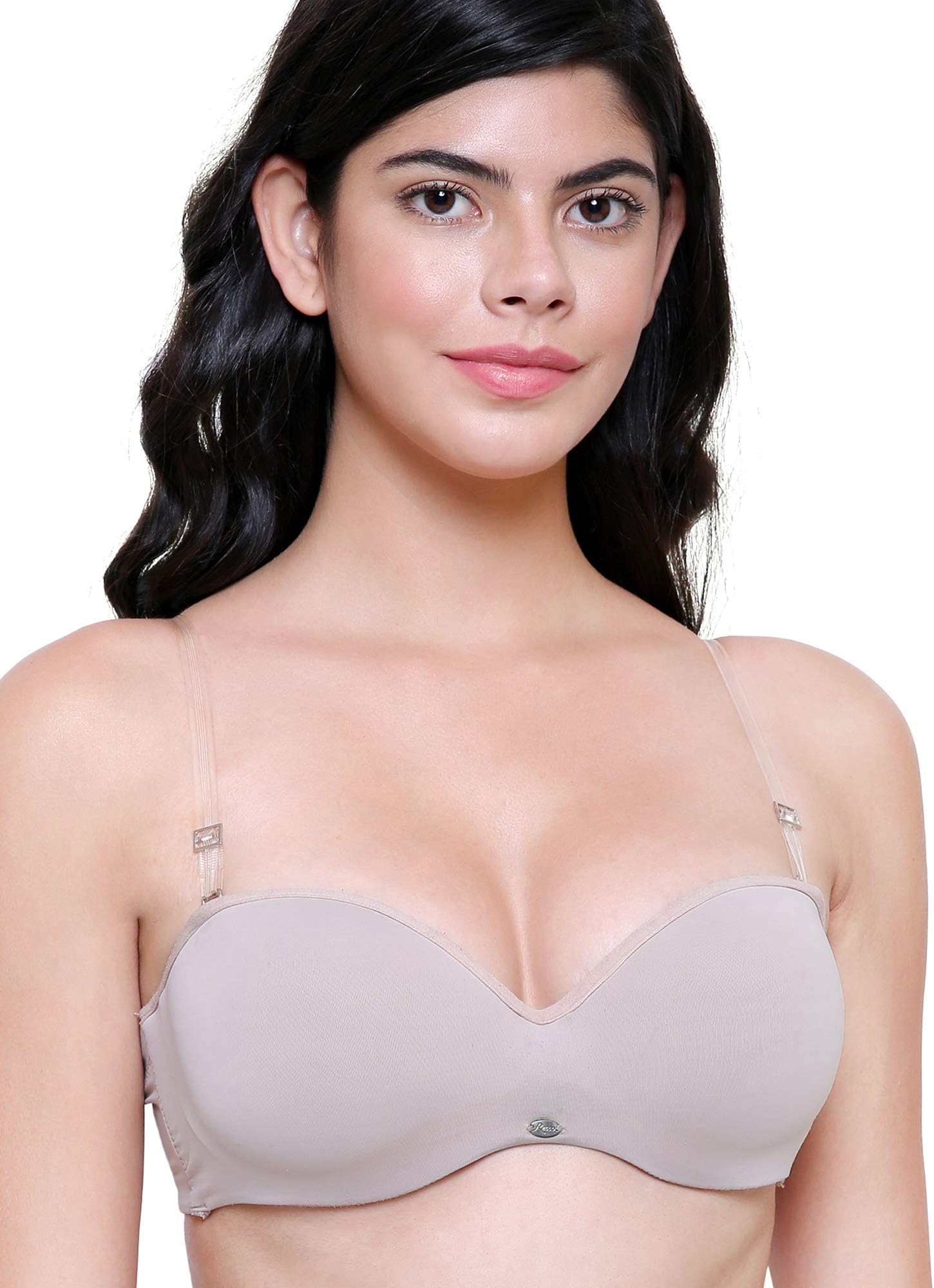 Fabric Designer Bra Straps (Tape 10 mm) (Transparent)