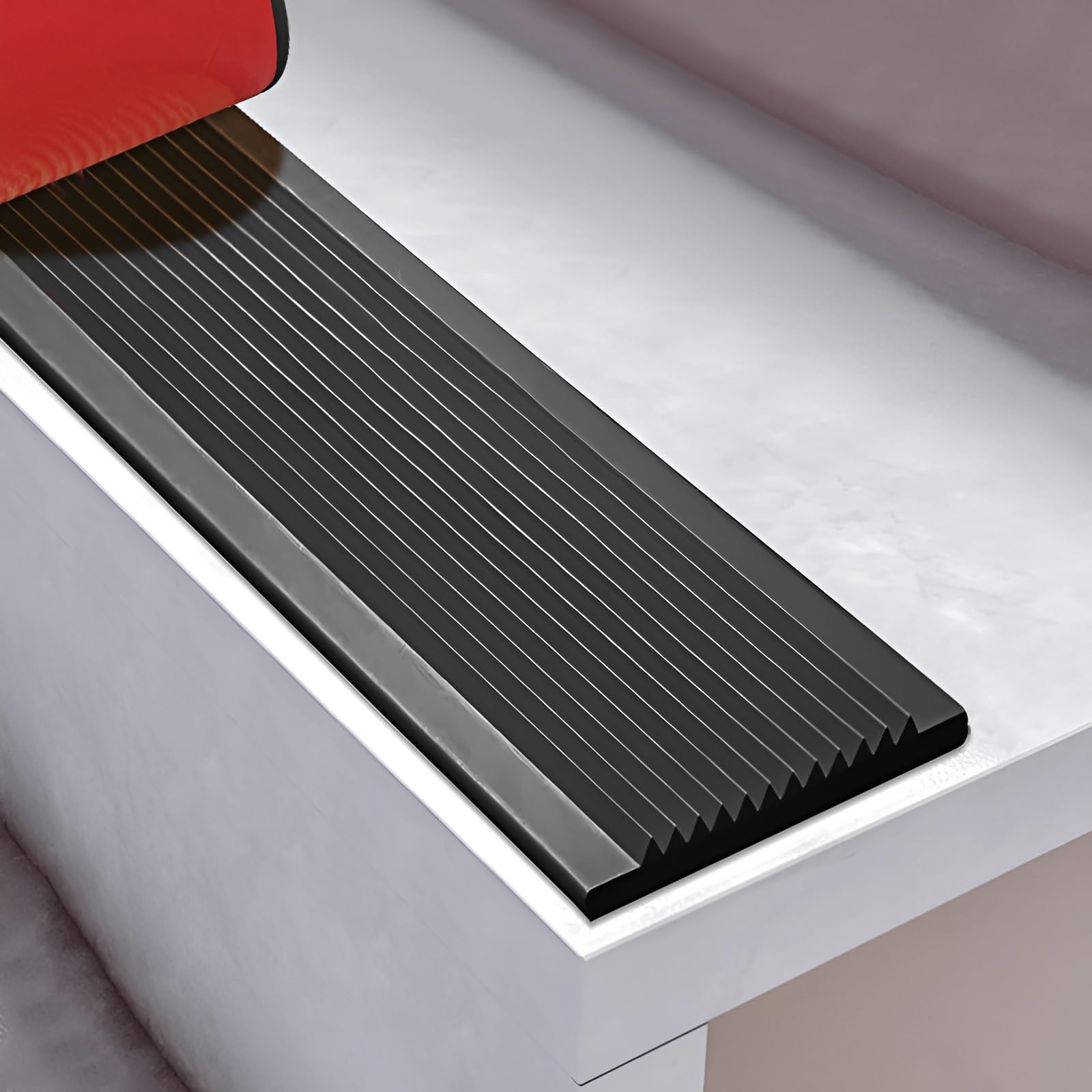 Tiras de vinilo antideslizante duraderas para escalones con adhesivo impermeable de alta fricción