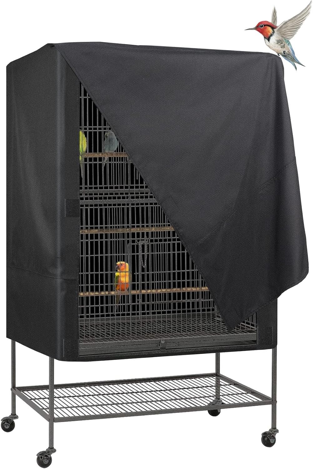 Explore Land Bird Cage Cover - Universal Pet Cage Cover for Night Cage Cover for Cats, Mink, Totoro, Parakeet, Parrot and Small Animals…