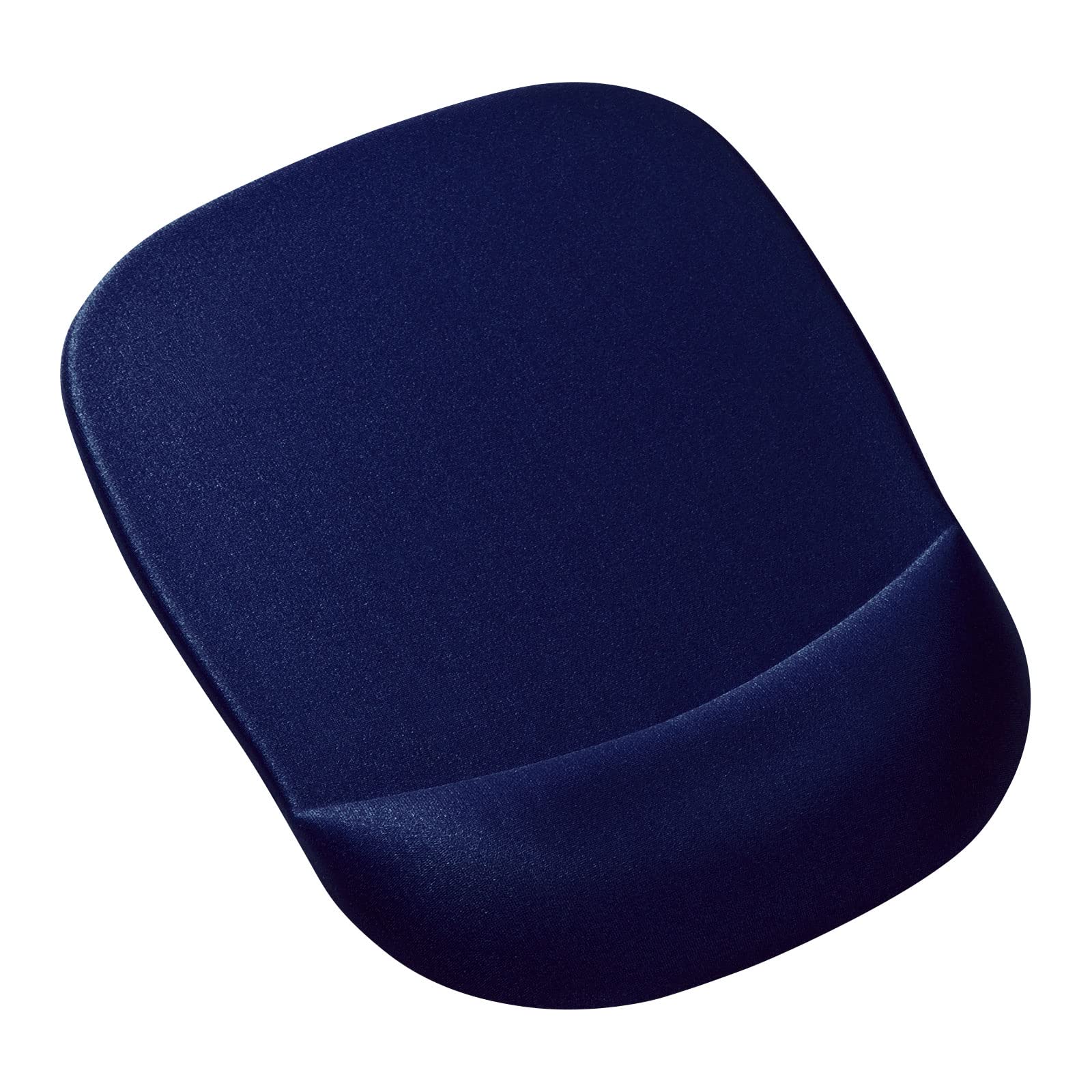 Sanwa Supply MPD-MU1NBL2 Mouse Pad with Memory Foam Wrist Rest (Blue)