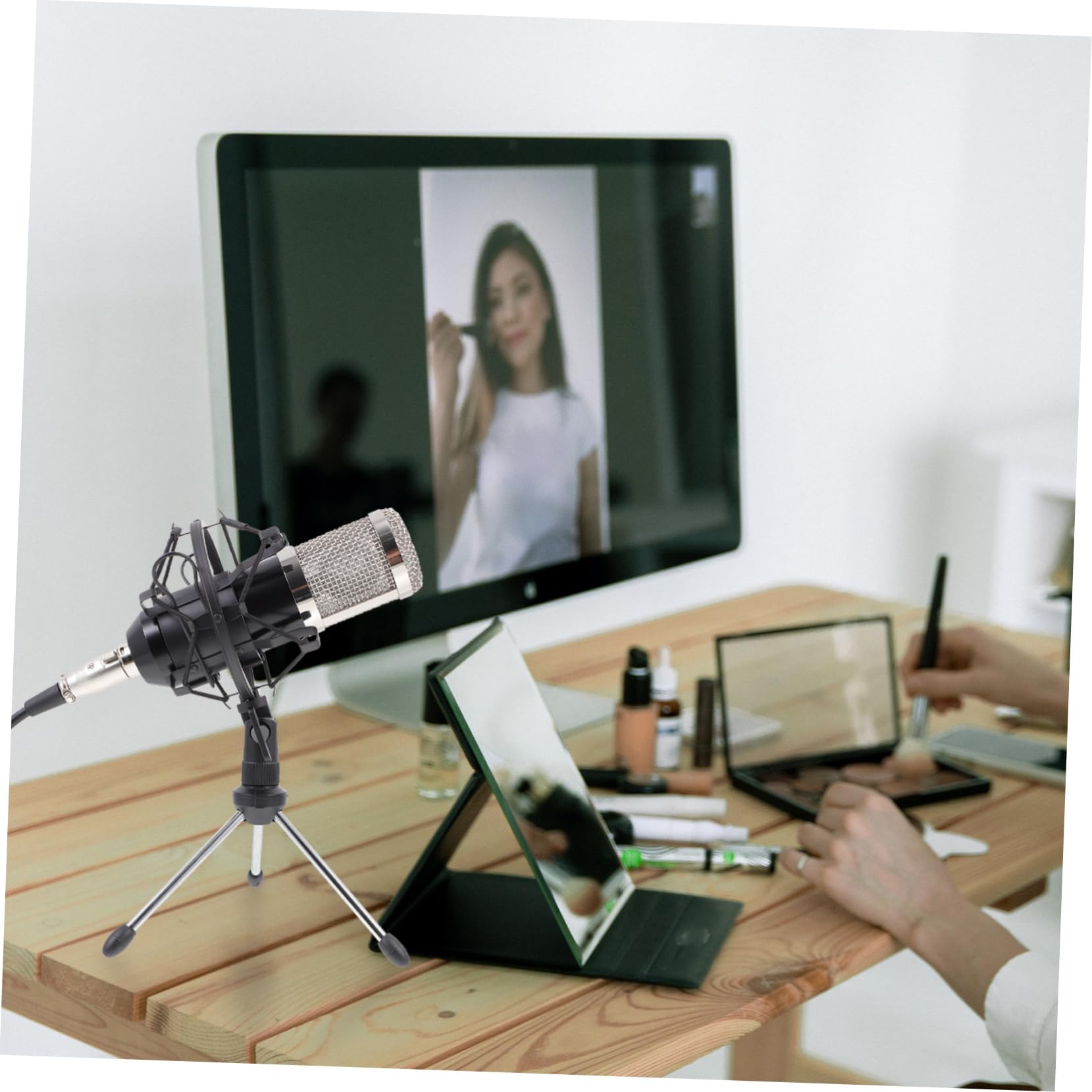Toyvian Microfono Condensatore per Riunioni Ktv Set Microfono Durevole per Trasmissioni in Diretta Spettacoli e Altre Applicazioni Leggero e Compattibile
