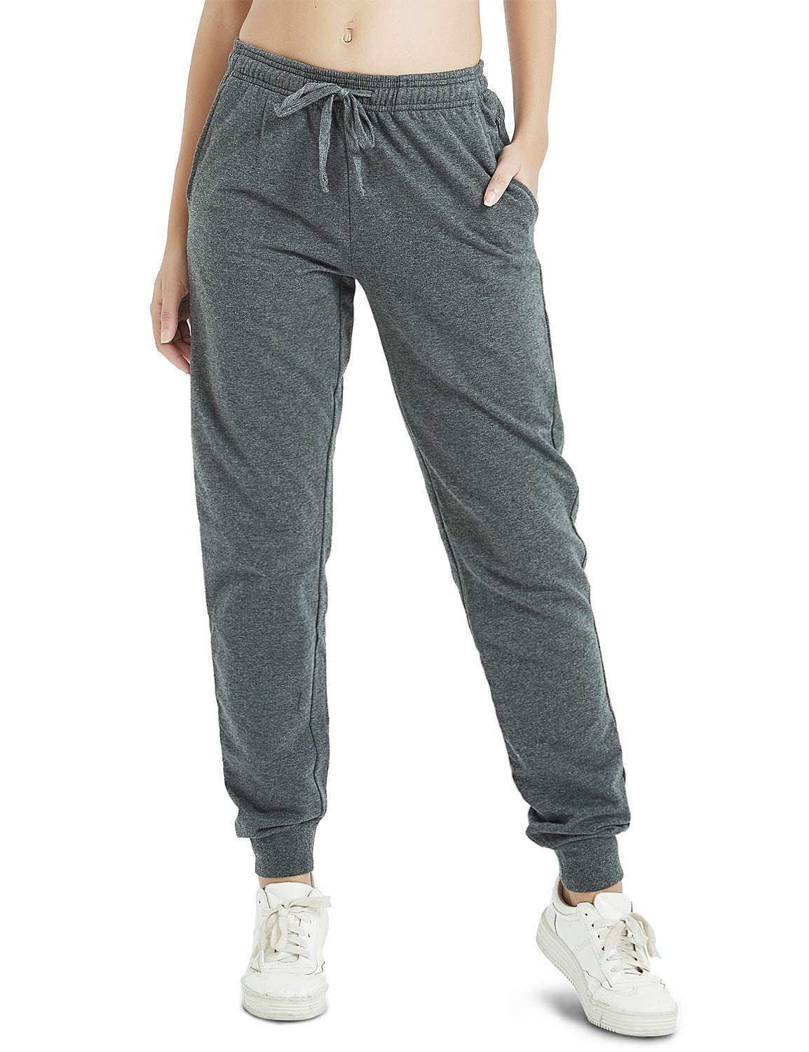 30"/32"/34" Inseam Tall Regular Women 100 Cotton Jogger Pants, Casual