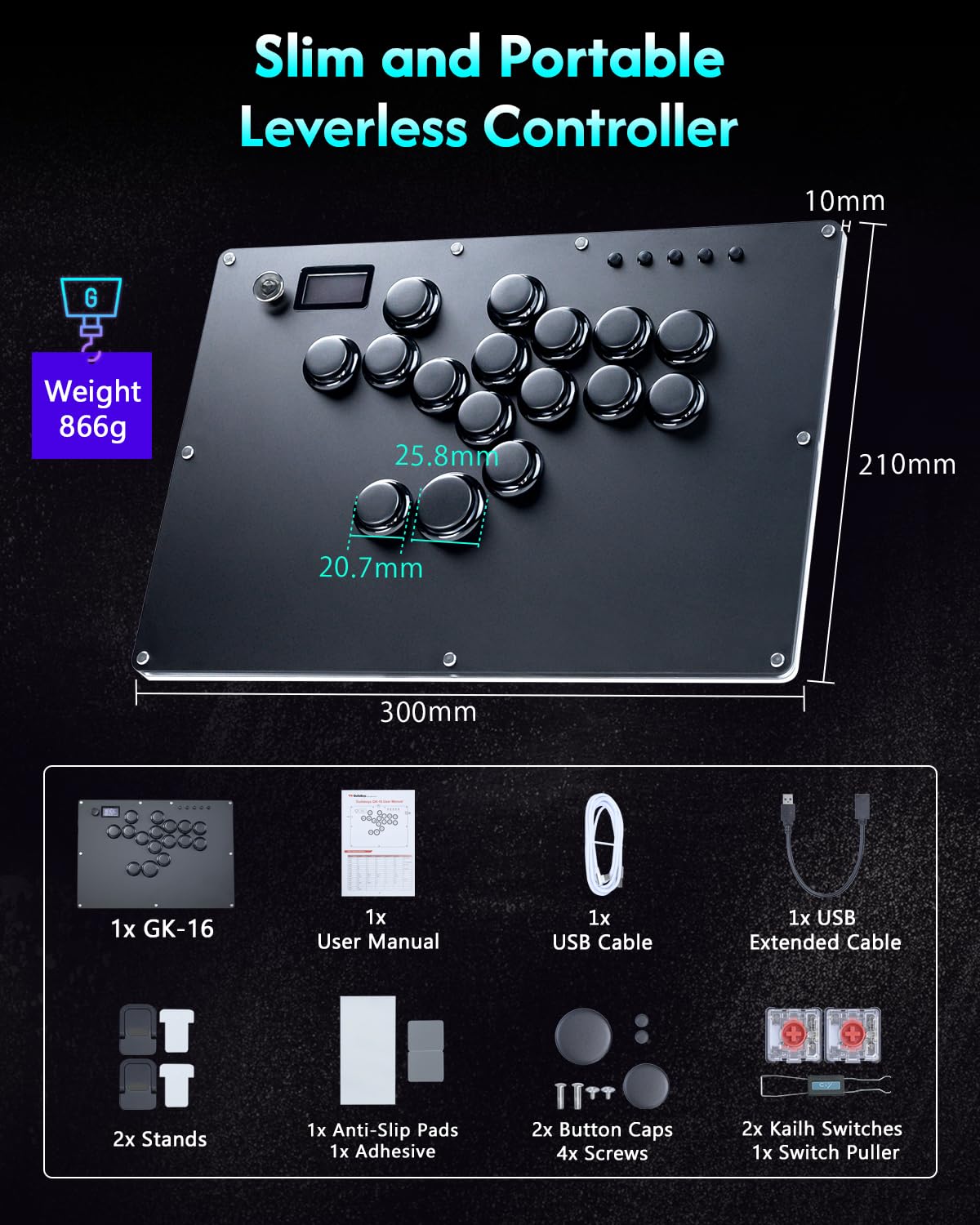 GuileKeys GK-16 Package Contents