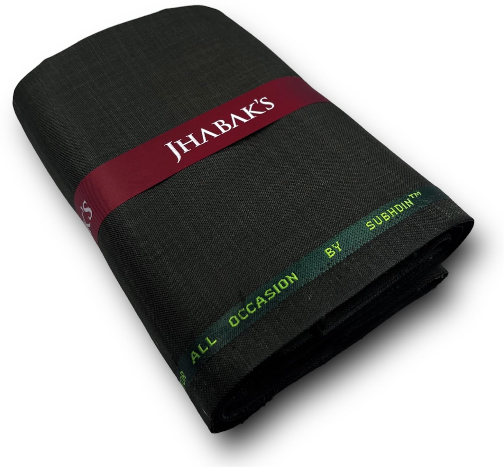 jhabak's Unstitched Trouser Fabric for Men's - 1.30 Meter, Green, Solid-picture-17
