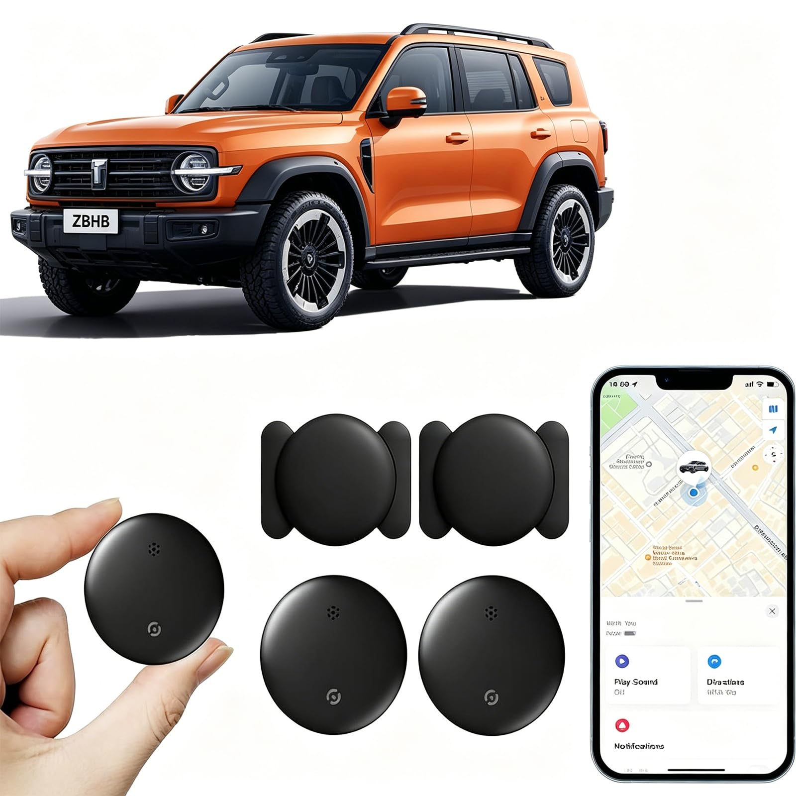 2 Pack GPS Tracker for Vehicles,Car Tracker Device Hidden for Vehicles,Tracker Device for Vehicles,Car GPS Tracker | Magnetic | Android and iOS Compatible | No SIM Card | Waterproof-image-23