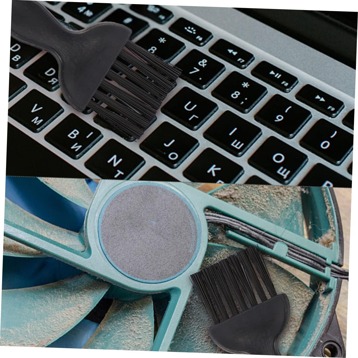 BESTYASH 1Set Static Cleaning Brush for Keyboards Computers Motherboards Lightweight for Deep Cleaning Hard to Reach Areas