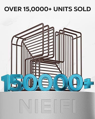 Vista 53 de Nieifi Estante adhesivo de esquina para ducha con ganchos, estante de baño de acero inoxidable a prueba de óxido, soporte para champú sin taladrar