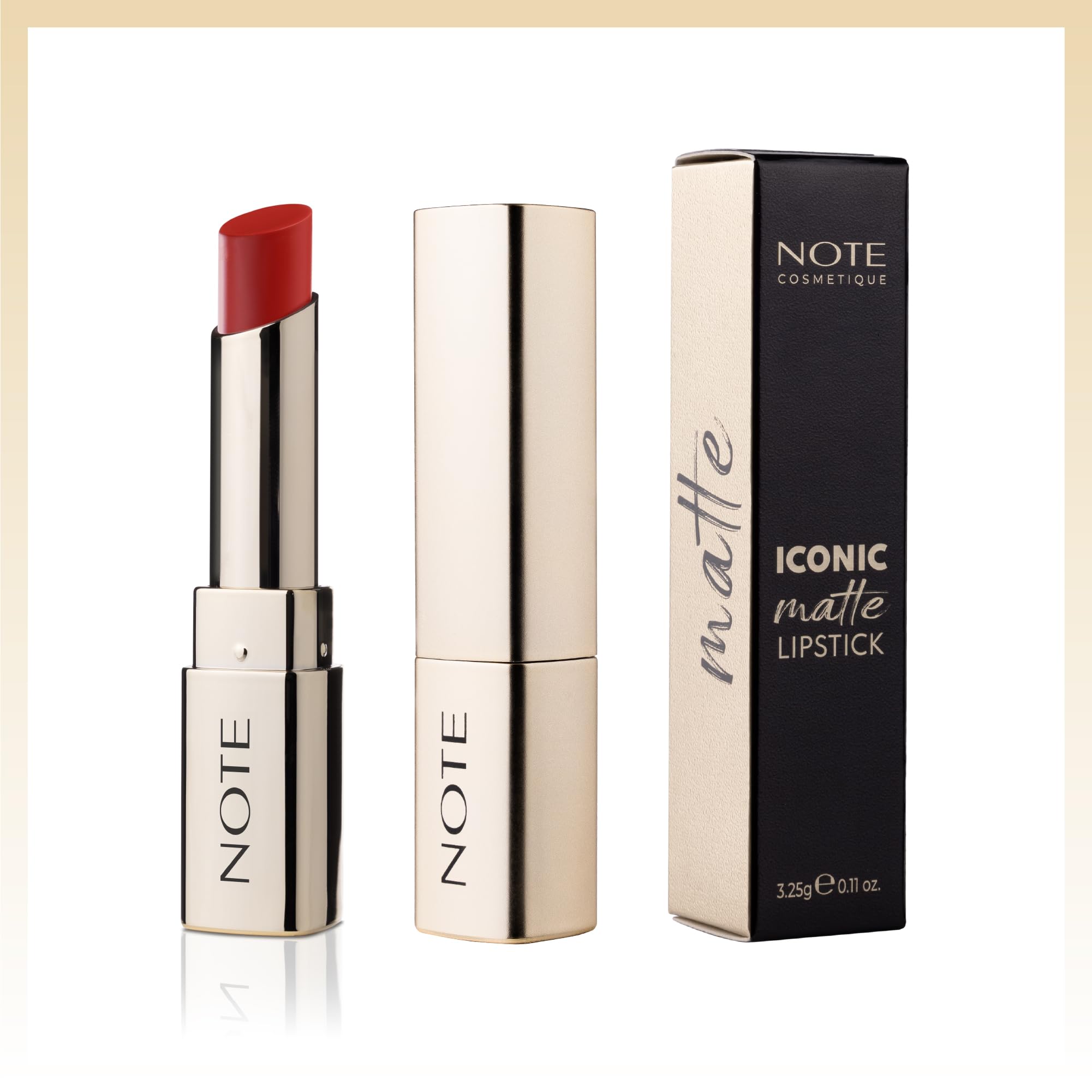 Note Cosmetics Iconic Matte Lipstick 111 Fearless Kalıcı Mat Ruj, Kırmızı