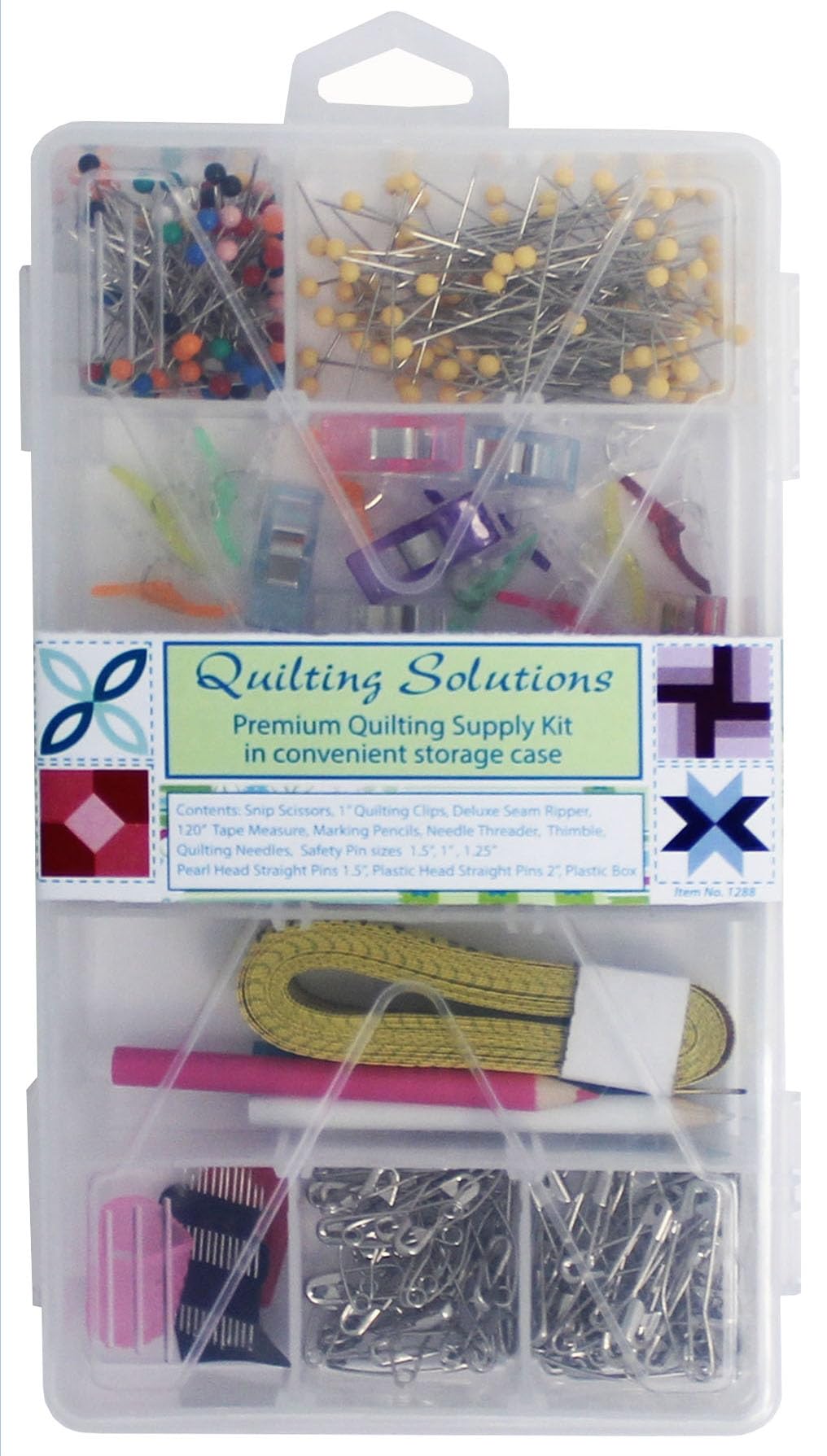 Allary Quilting Solutions Supply Kit with Storage Box