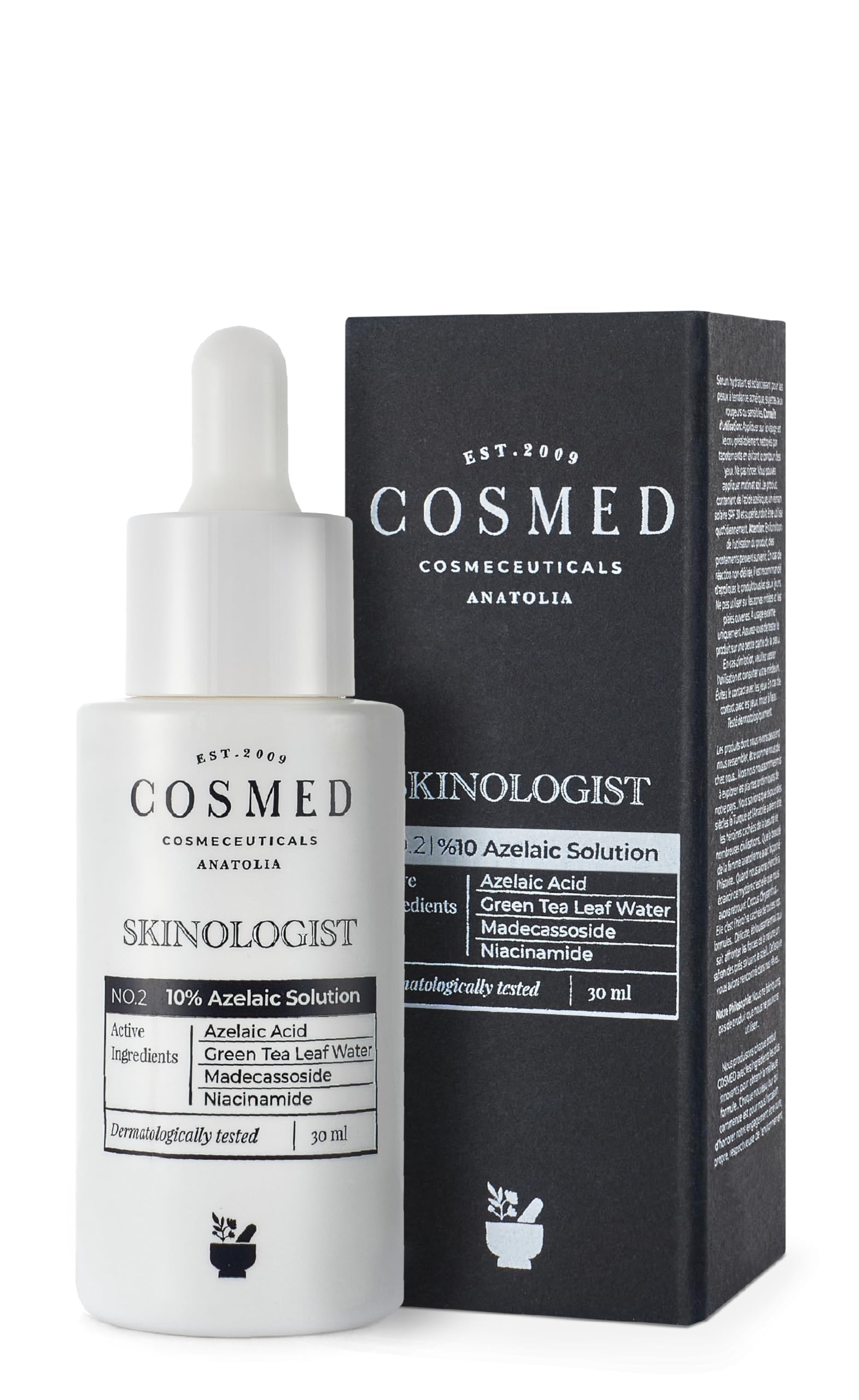 Cosmed%10 Azelaik Asit ve Yeşil Çay içeren Leke Karşıtı Serum