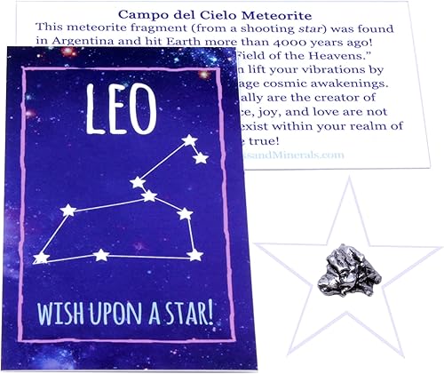 Miniatura 7 de DANCING BEAR - Juego de regalo de cristales curativos del zodiaco Leo (14 piezas) 9 piedras, collar de constelación chapado en oro de 18 quilates,