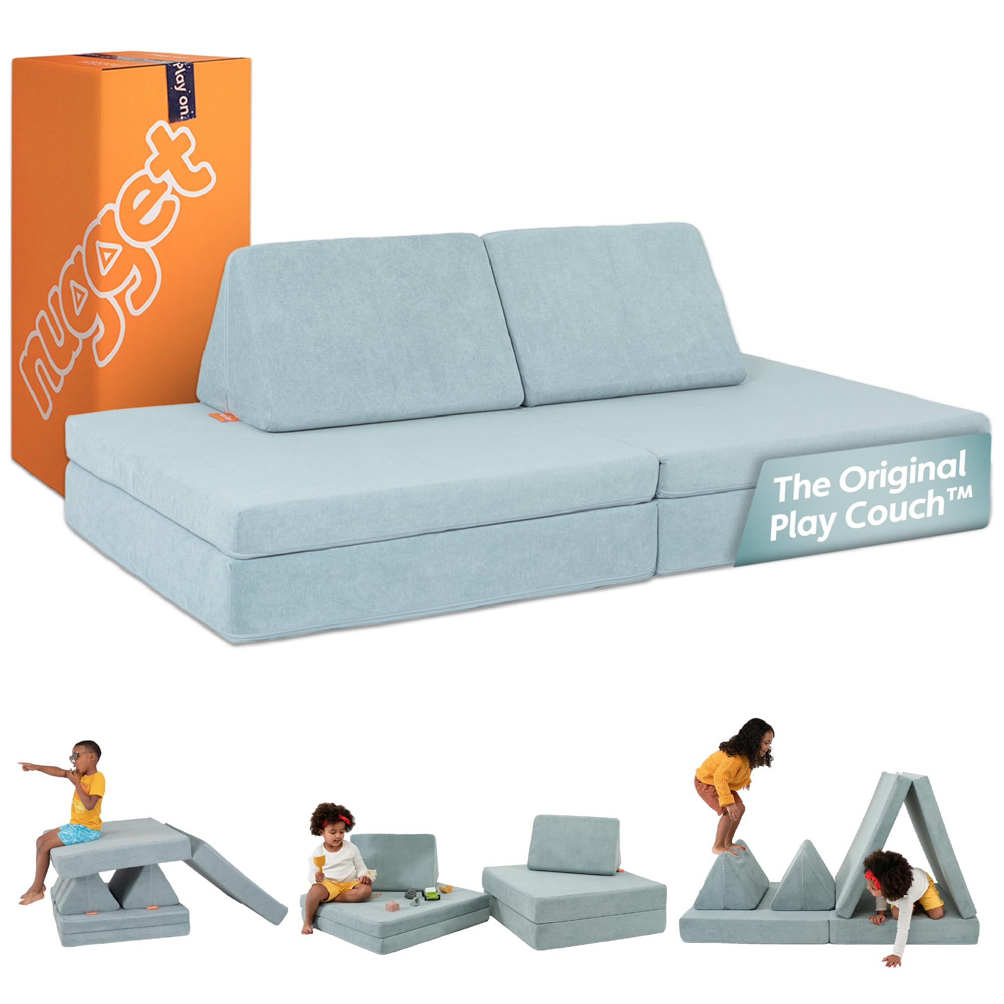 Nugget - The Original Play Couch for Kids - Modular Foam Children's Sofa