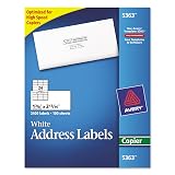 Averyamp;reg; Self-Adhesive Address Labels for Copiers, 1-3/8 x 2-13/16, White, 2400/Box – view 1