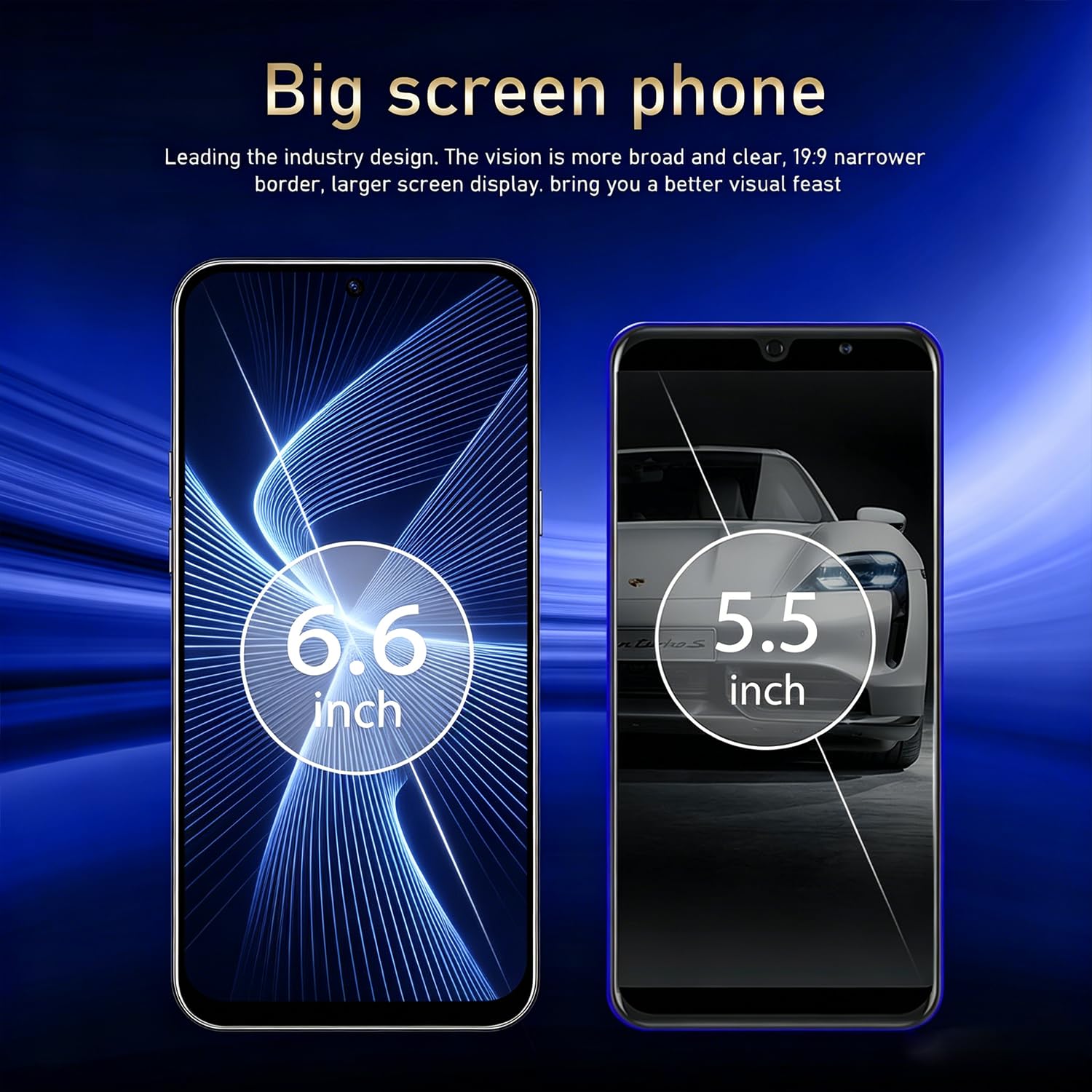 4G Smartphone sbloccato, Android 12.0 Telefoni Cellulari con Schermo HD + 6,6 '', 4 GB + 32 GB ROM / 256 GB SD, 4 G Dual SIM Doppia Fotocamera ID Face + WiFi+GPS+OTG (Pink)