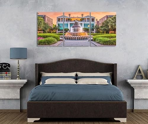 Miniatura 5 de Charleston Carolina del Sur de Estados Unidos para sala de estar, dormitorio, decoración del hogar, parque frente al mar de Estados Unidos, fuente