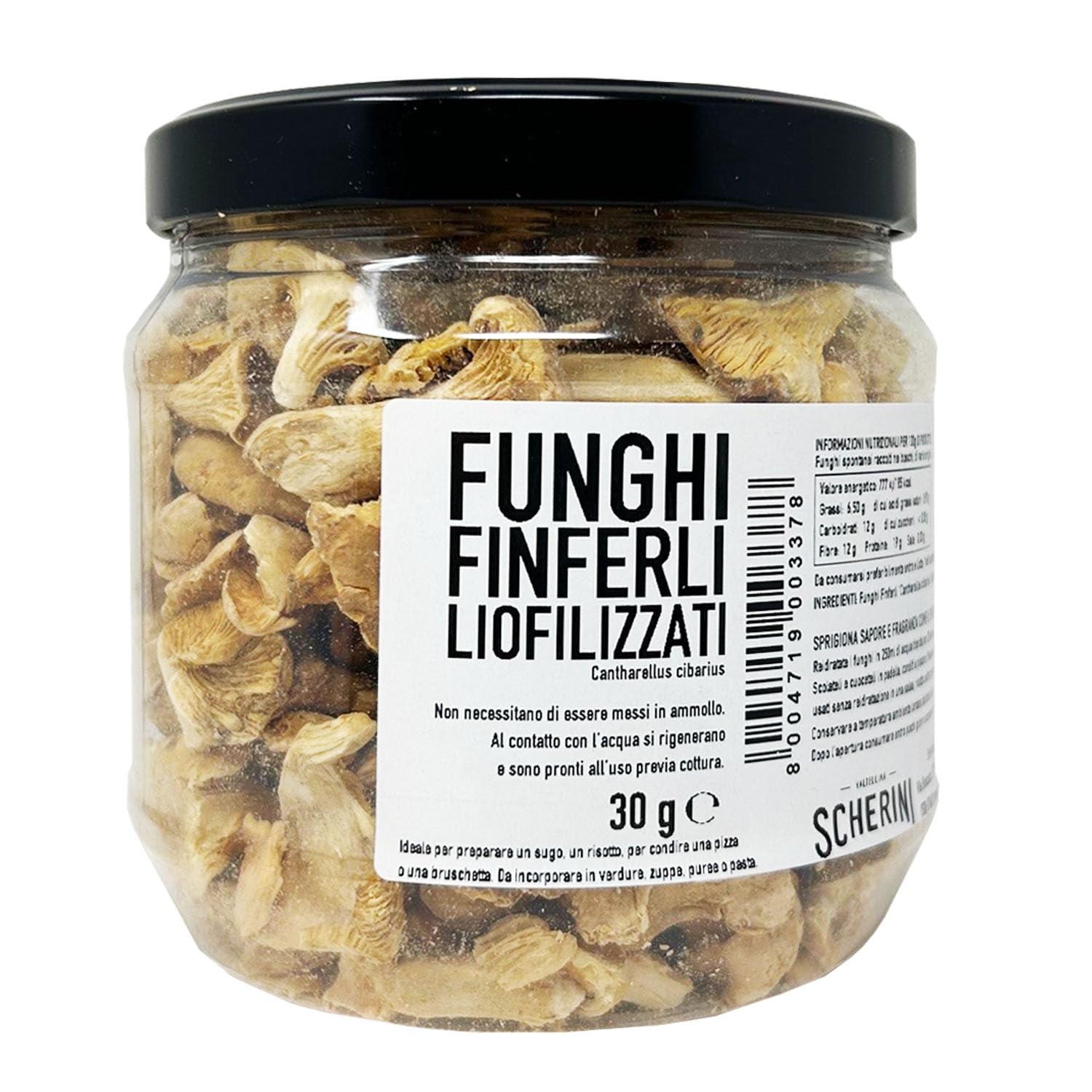 Champiñones frescos liofilizados, sabor y fragancia como el producto fresco (Champiñones rebozuelos frescos)