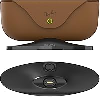 Vista 1 de HiBloks - Soporte de carga magnético para Ray-Ban Meta Charging Case (Gen 1 y 2), cargador desmontable USB-C Dock Smart Glasses Accessories Funda