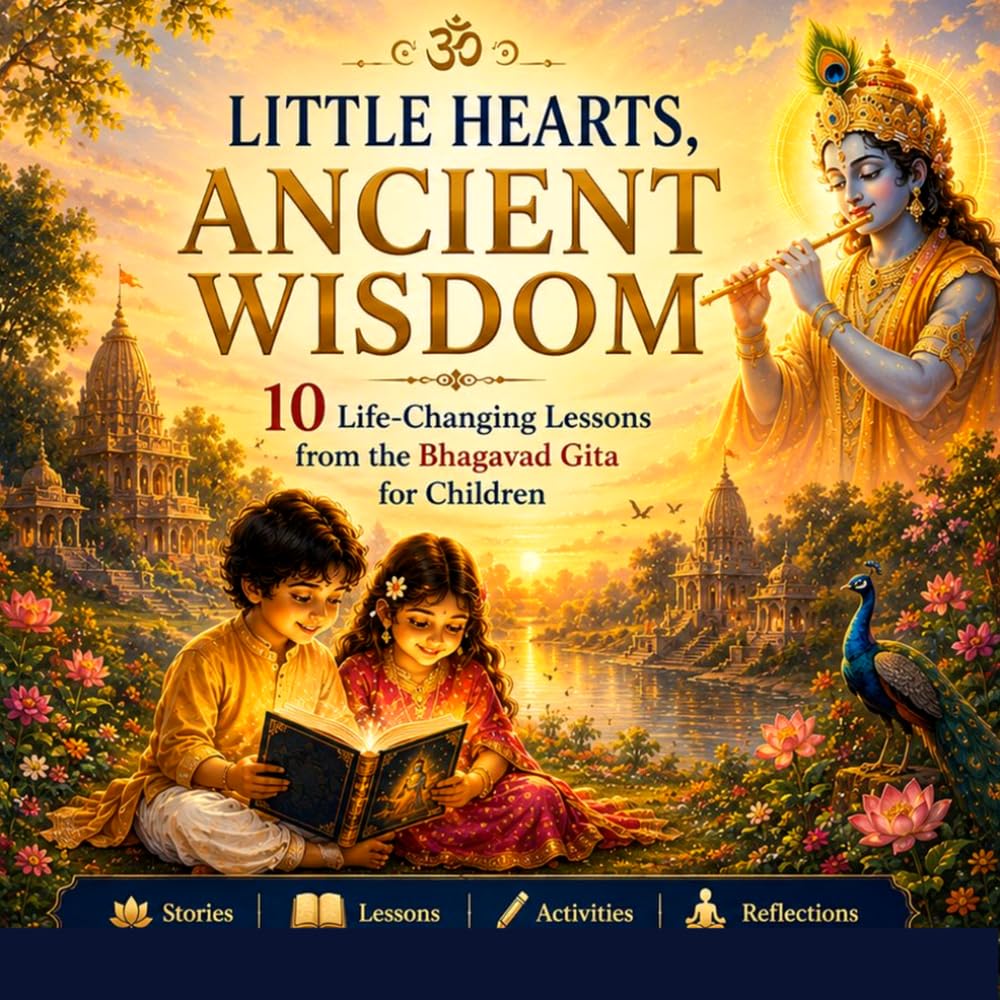 Little Hearts, Ancient Wisdom: Bhagavad Gita stories, lessons & activities for ages 6–12 (Krishna's Geeta — Little Hearts Series)
