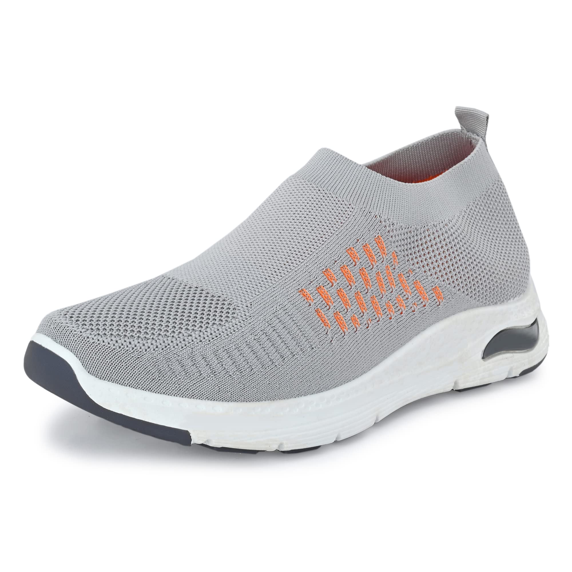 Klepe Mens Running Shoes(Grey Orange 10 UK ST-M-2095B) (B09Q8YLCJ2) Amazon Price History, Amazon Price Tracker