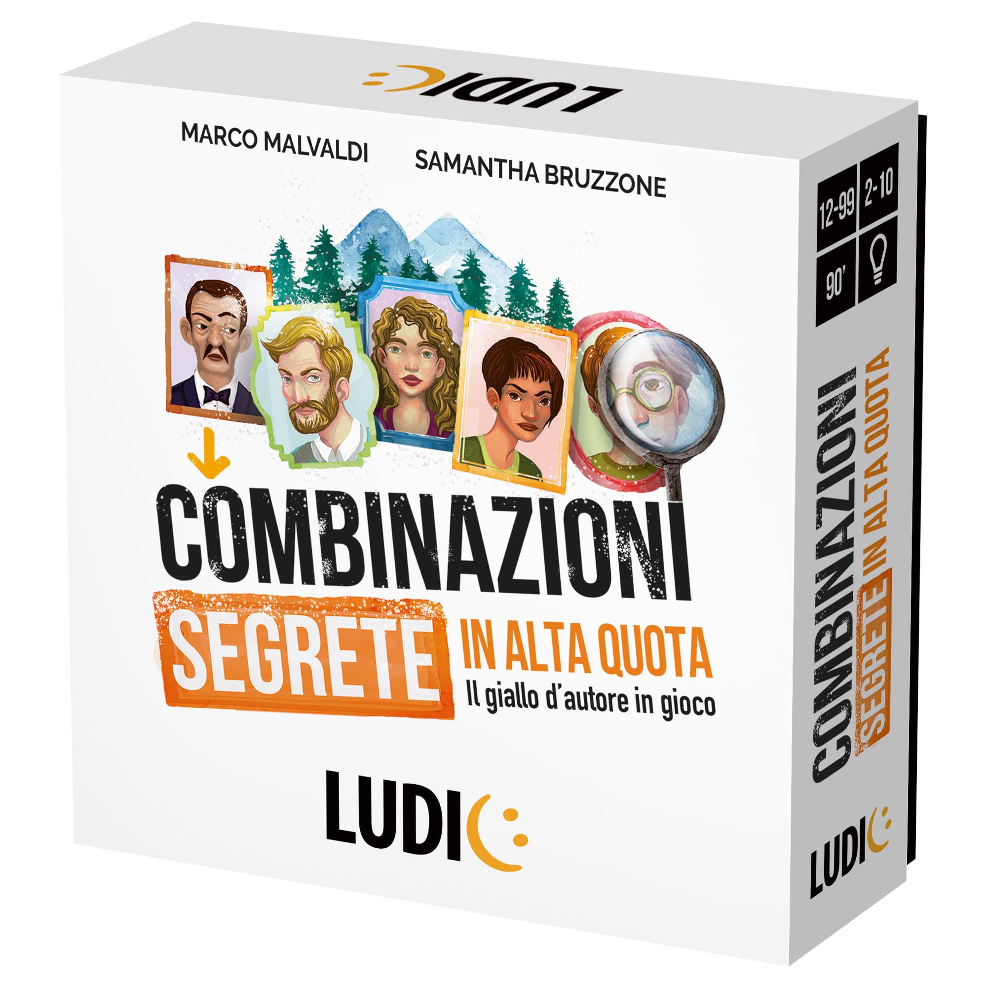 Ludic IT57335 Secret Combinations The Yellow Author's Game In Game For The Family For 2-10 Players Made In Italy