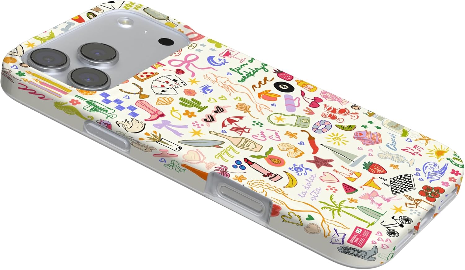 Casely iPhone 17 Pro Max Case | All The Fun Things | Fun on Weekdays | Compatible with MagSafe | Classic Ultra Slim Design