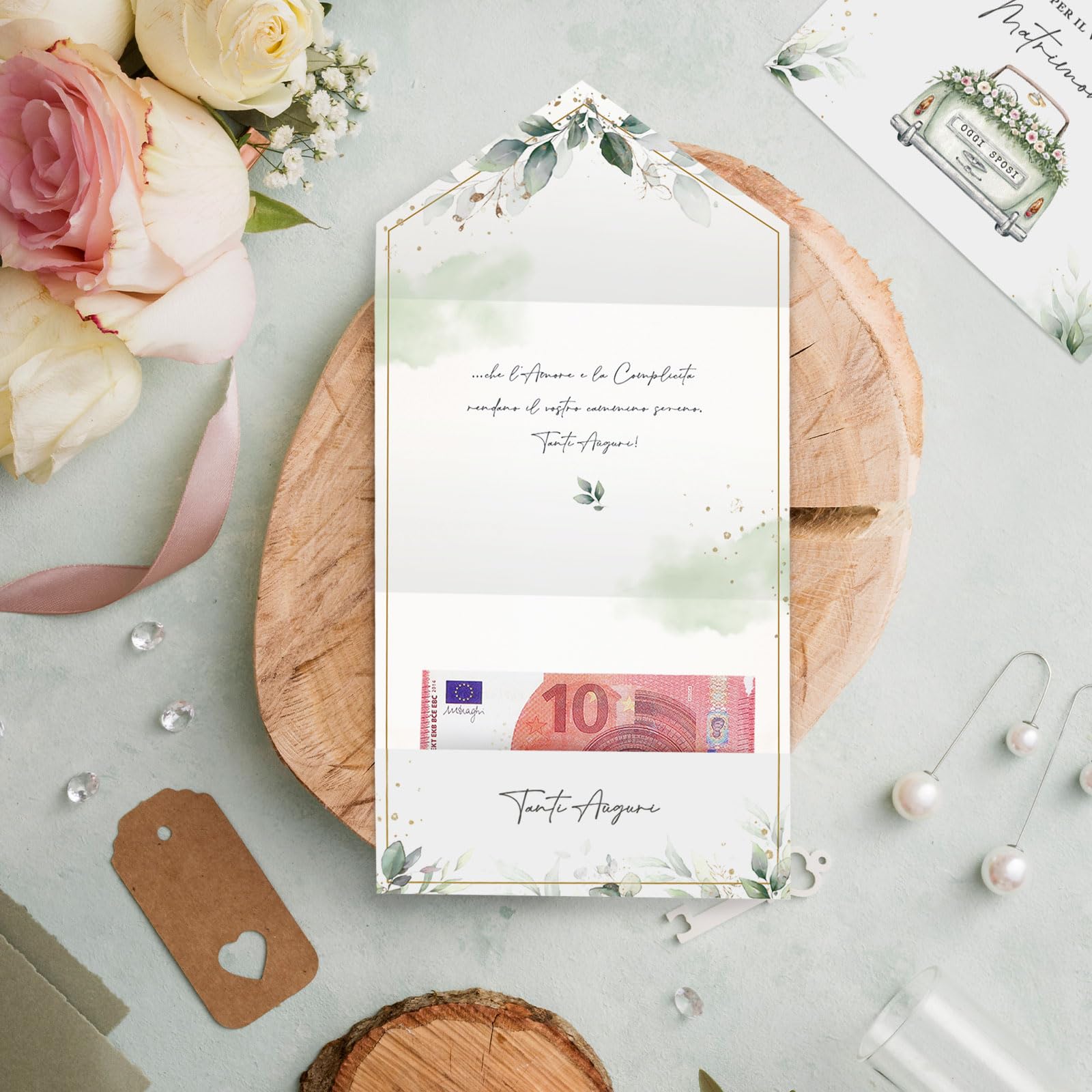 MYLERCT - Buste Kraft, 10 pezzi vintage, busta per matrimonio, bella