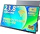 ワイヤレス モバイルモニター 23.8インチ 1920*1080 10000mAhバッテリー内蔵 モバイルディスプレイ バッテリー内蔵 自立スタンド ポータブルモニター IPS液晶パネル 非光沢画面 薄型 軽量 USB Type-C ミニHDMI Windows/MAC/iPhone/スマホなど対応 在宅勤務 リモートワーク