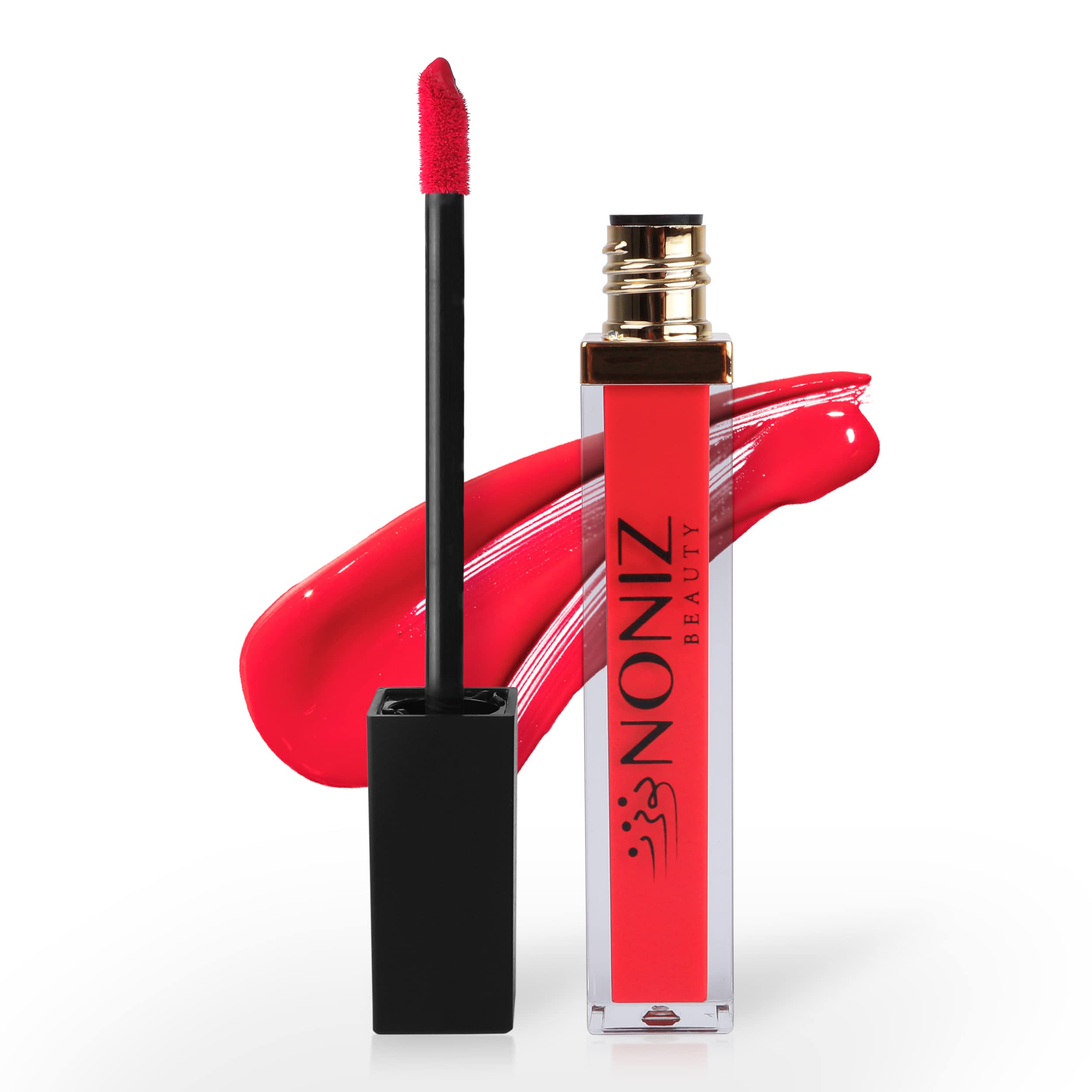 NONIZLiquid Lipstick Matte Finish - Waterproof Highly Pigmented 8 Lip Shades - Velvety Liquid Lip Sticks (Bitter N Tasty 31)