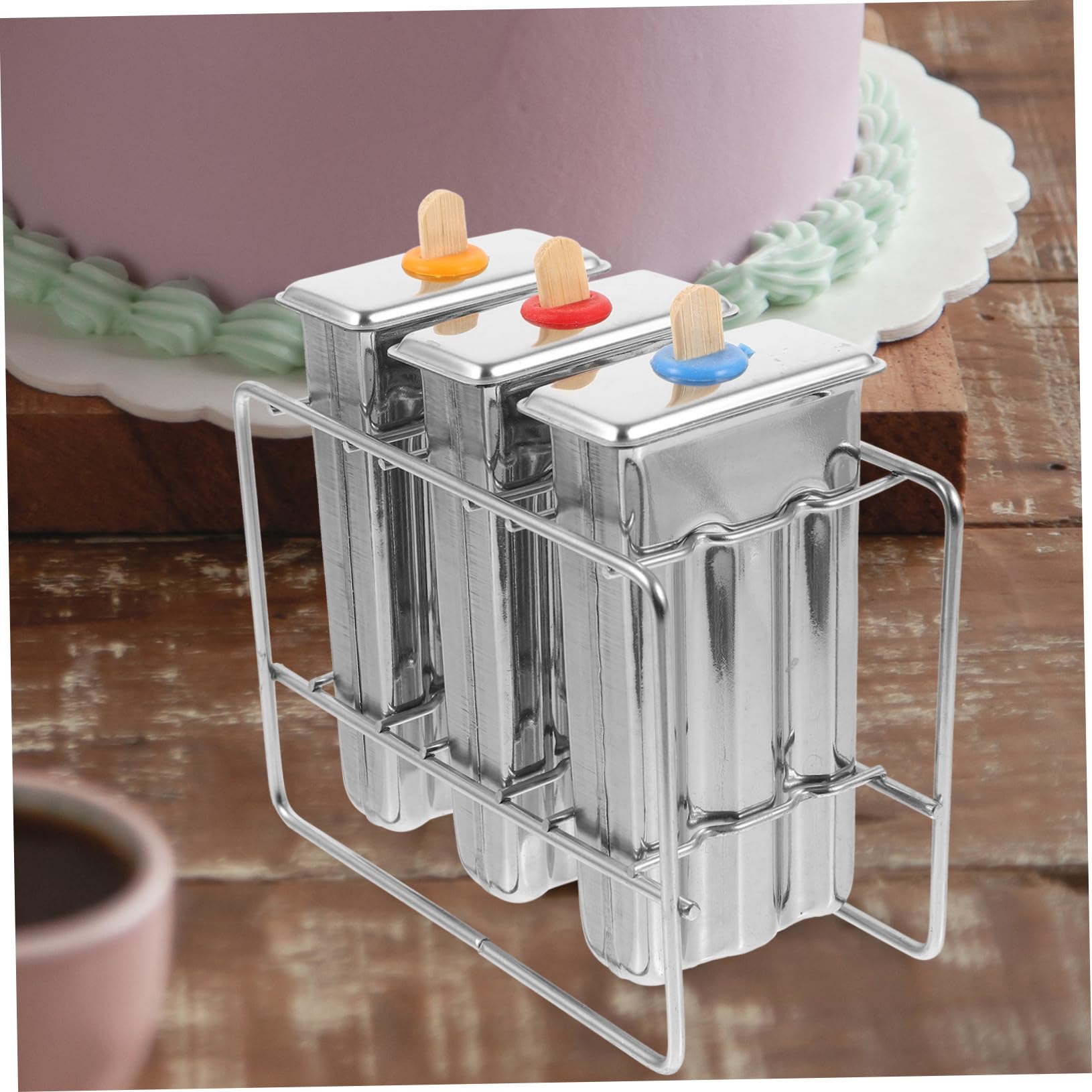 Stampo per Ghiaccioli in Acciaio Inox, Set per Fai da Te, Cucina