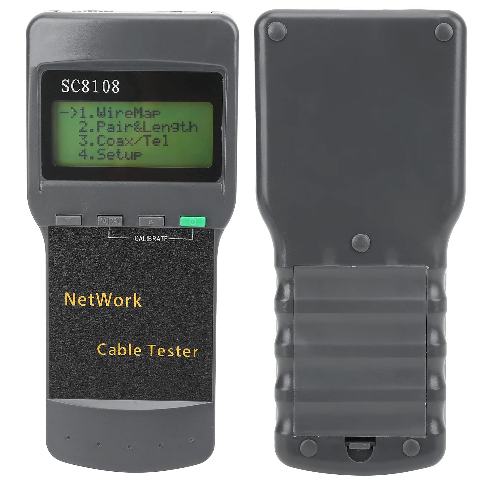 SC-8108 Verificador de Cable de Internet Probador de Continuidad Detección de Longitud de Punto de Ruptura 1350M Probador de Cable de Red Proyectos de Telecomunicaciones para