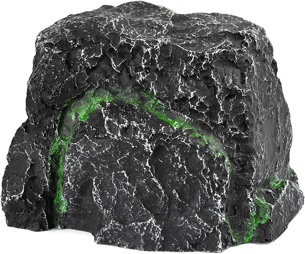 OMEM Reptile Hiding Large Cave Habitat Decorative Resin Pet Nest Turtle Lizard Dedicated Advanced Cave Shelter
