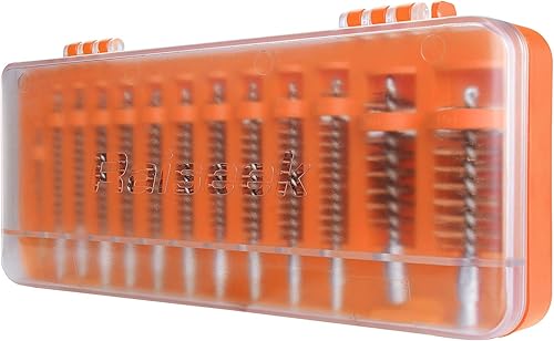 Miniatura 4 de Raiseek 13 piezas de cepillo de limpieza de pistola de cerdas para rifle pistola escopeta .17 .220.219 in, .300.300 in, .3570.354 in, .40 .45 12GA