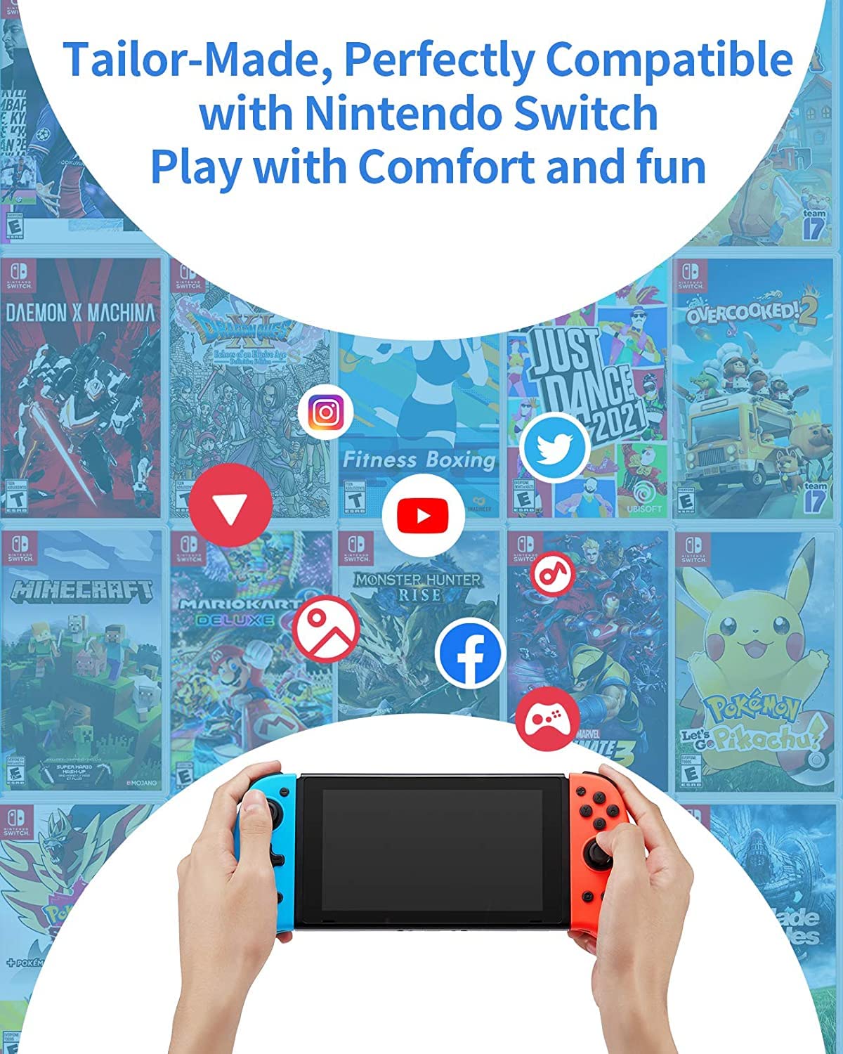 MICROMINI X-Ninja Joycon for Nintendo Switch Oled & Nintendo