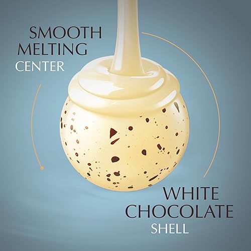 Miniatura 2 de Lindt Lindor Stracciatella Trufas de chocolate blanco chocolates con un centro de trufa suave de fusión 254 oz 60 cuentas