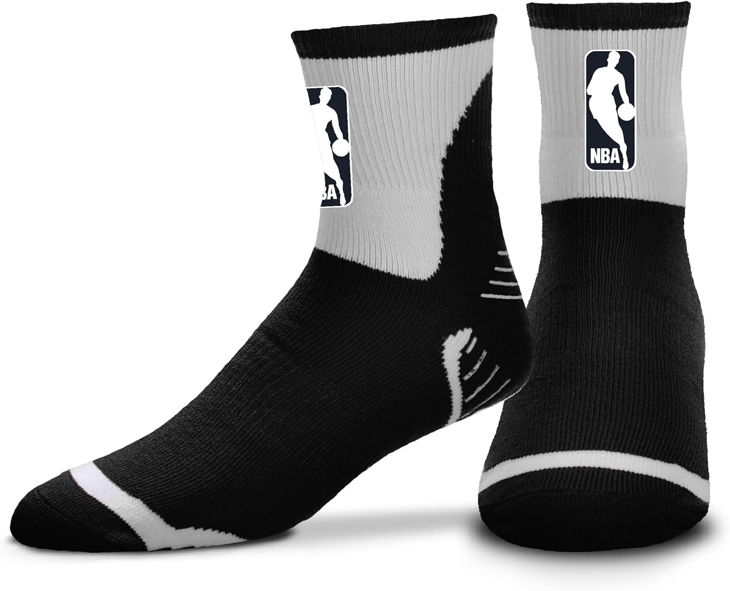 For Bare Feet NBA Logoman Surge Quarter Sock Size Large