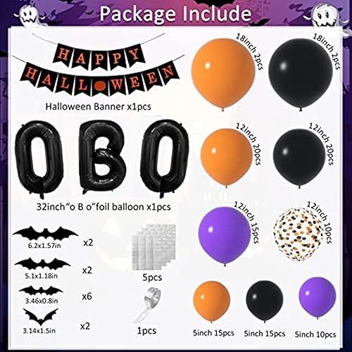 Miniatura 27 de Janinus Kit de arco de globos de otoño, guirnalda de globos de Acción de Gracias con guirnalda de hojas de arce artificiales, 125 globos naranjas