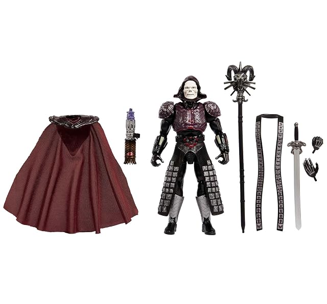 Masters of the Universe Masters del Universo MOTU Skeletor Deluxe Figura de acción con accesorios