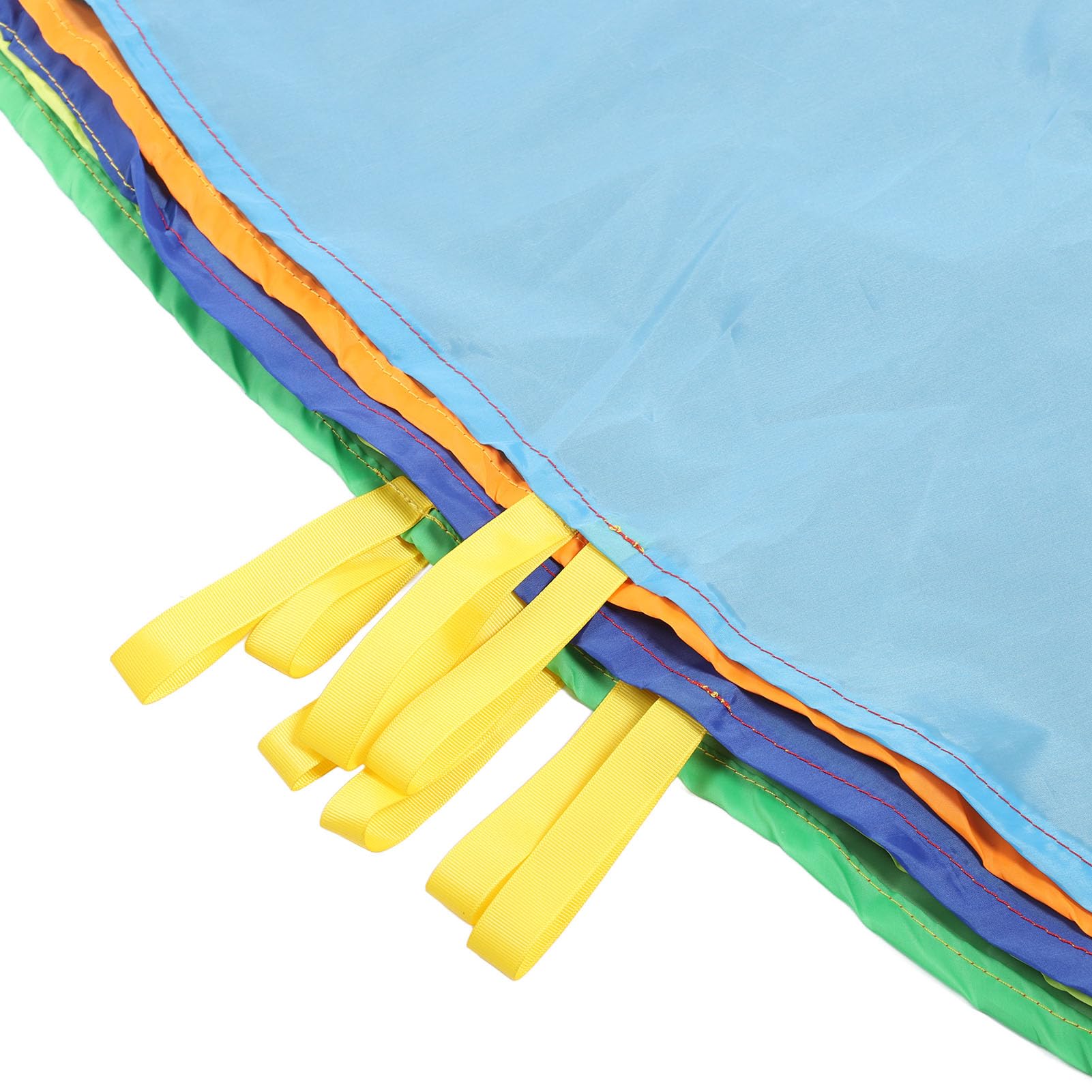 Kids Rainbow Parachute Exercise Sensory Training Aid with Handles for Kindergarten Outdoor Group Game Training