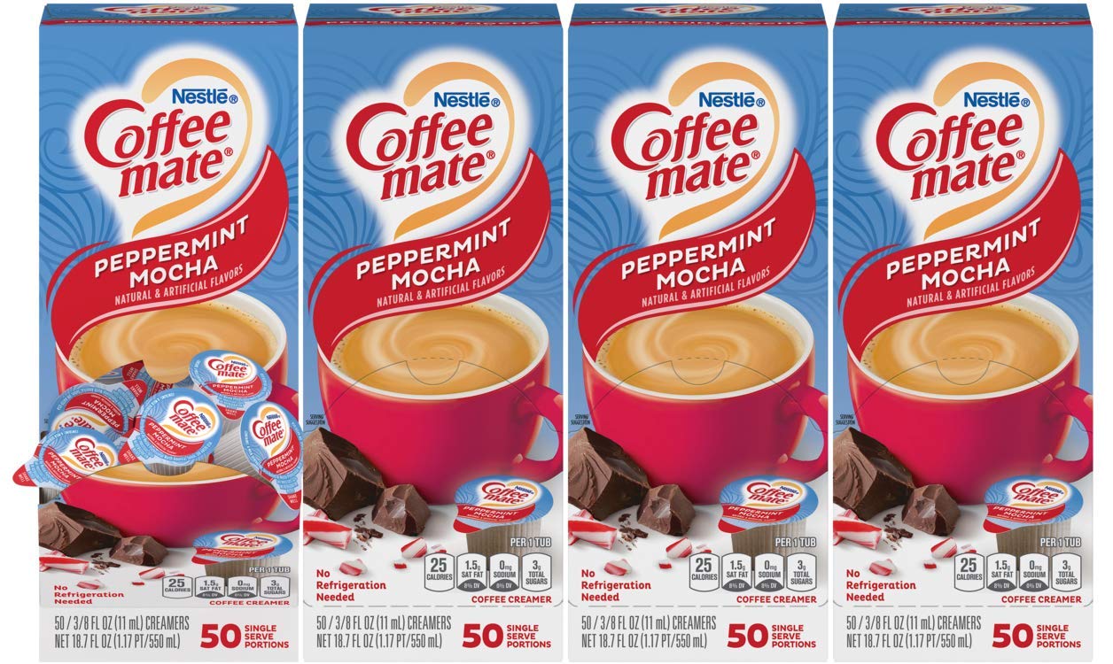 Nestle Coffee mate Coffee Creamer, Peppermint Mocha, Liquid