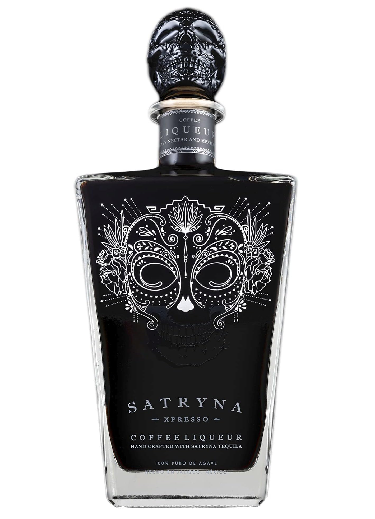 Satryna Tequila Xpresso | Coffee Liqueur | 35% ABV | 70cl | 100% Vegan Tequila | Creamy & Velvety | Coffee & Chcocolate | Nayarit Mountain Coffee