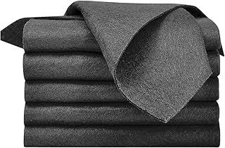 Paño de limpieza grueso sin rayas para encimeras de vidrio, reutilizable, tela de fibra absorbente, cocina, baño, fibra de vidrio gruesa